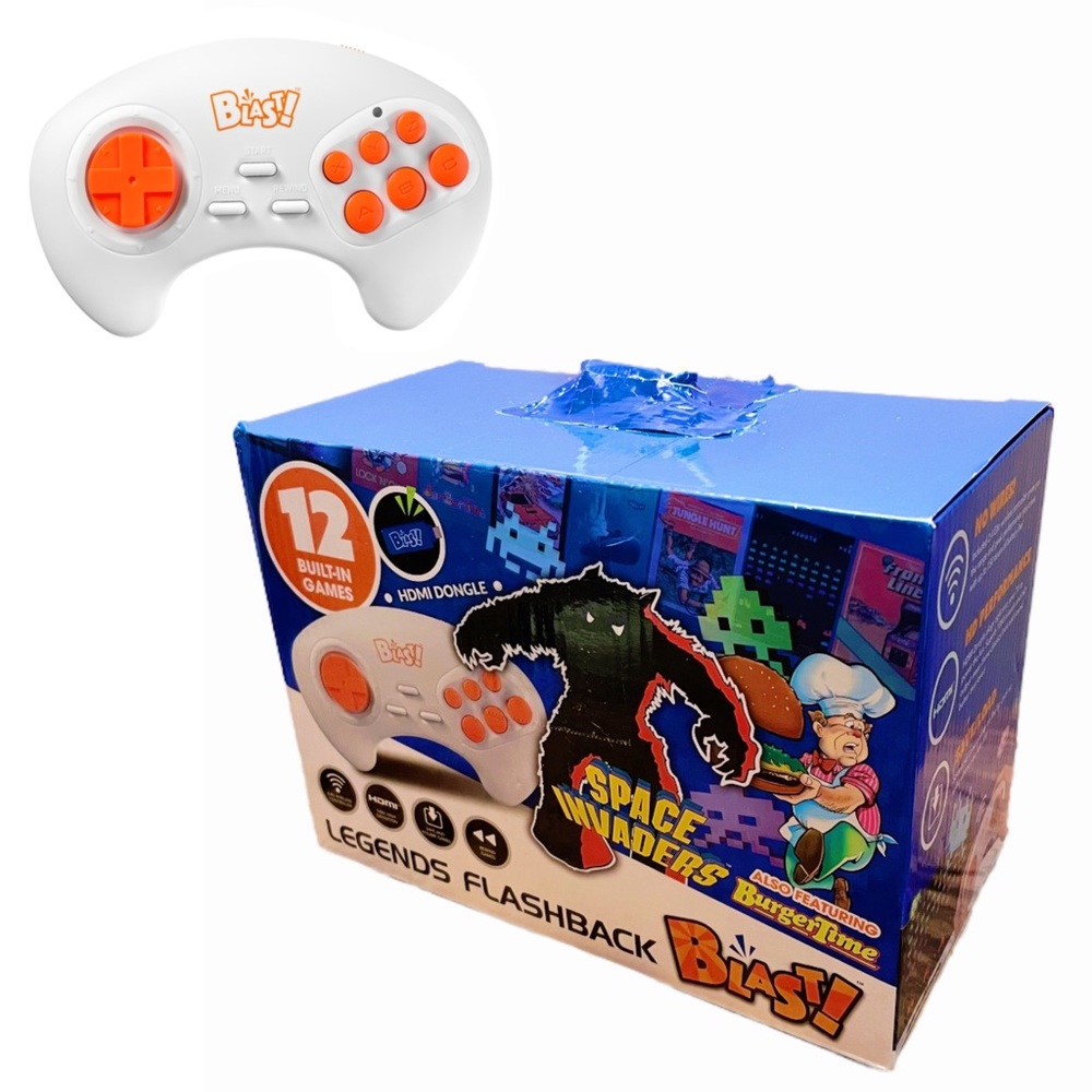 12 Built in Games Video Game Console Legends Flashback Blast Space Invaders Plug